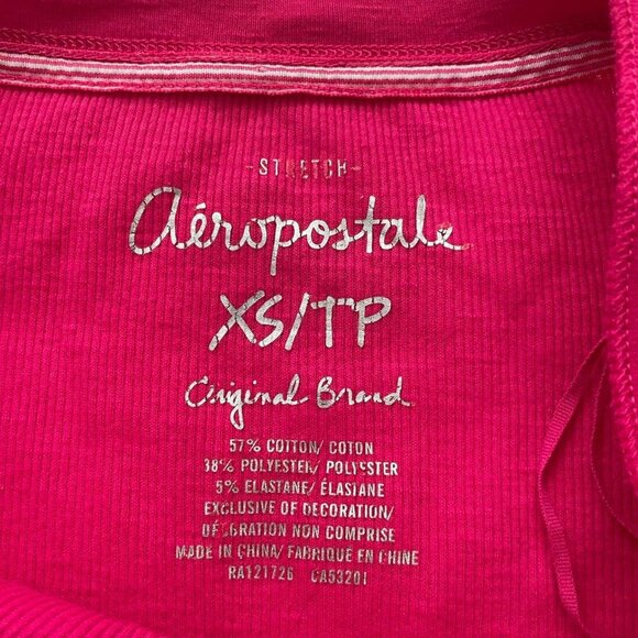 Hot Pink Aeropostale Long Sleeve Top - Picture 7 of 7